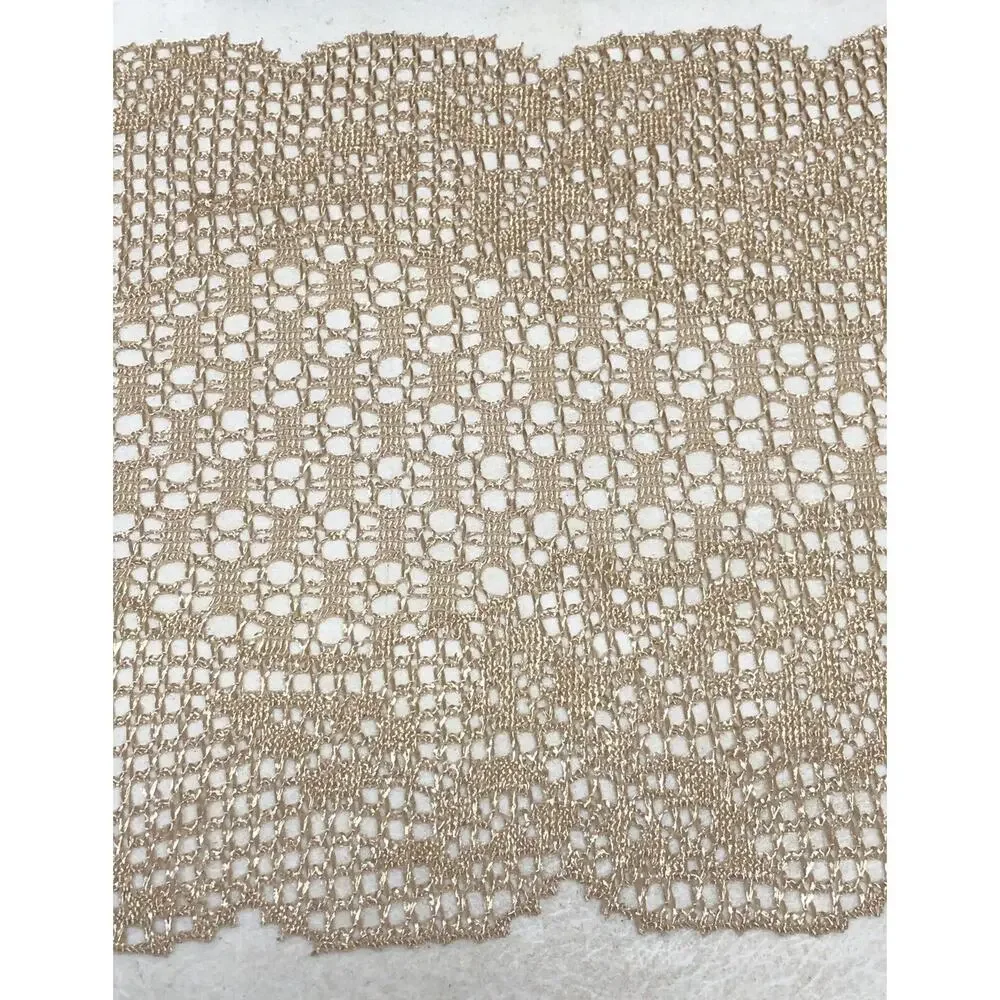 HERITAGE LACE Biege Homespun Runner - 33